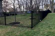 Ornamental Montage Majestic steel fence